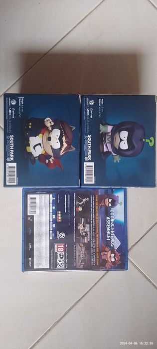 Jogos PS4, PS3, South Park figuras originais mint