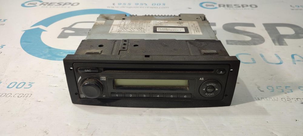 Sistema De Áudio Rádio Cd Fiat Ii Doblò 263 Cargo