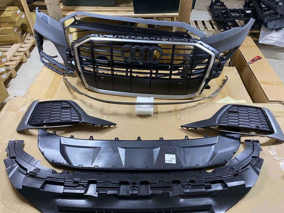 Бампер audi Q7 Sline ку7 решотка решітка