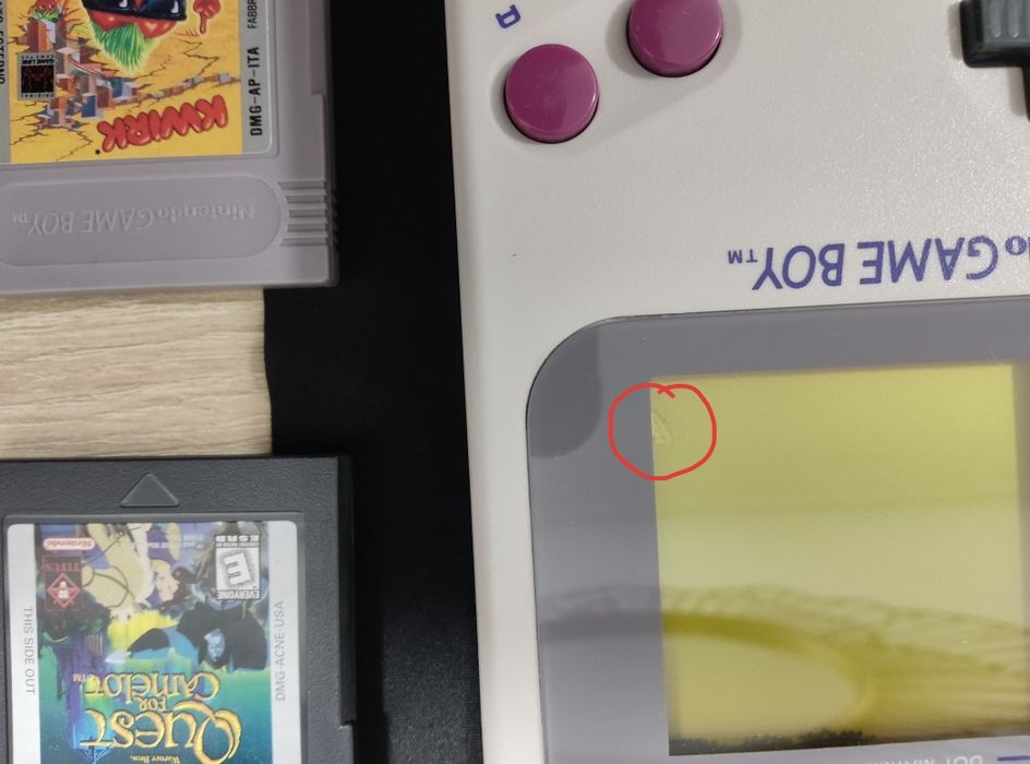 Game Boy dmg com jogos