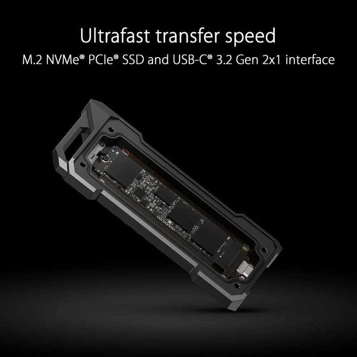 ASUS AS1000 Disco Portátil 1TB SSD USB-C 3.2 Gen 2x1 M.2 NVMe® PCIe