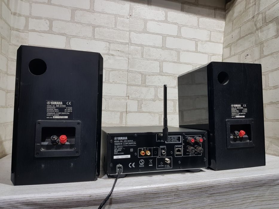 Музичний центр YAMAHA CRX-N470, 2x25 Вт, Wi-Fi, Bluetooth, б/