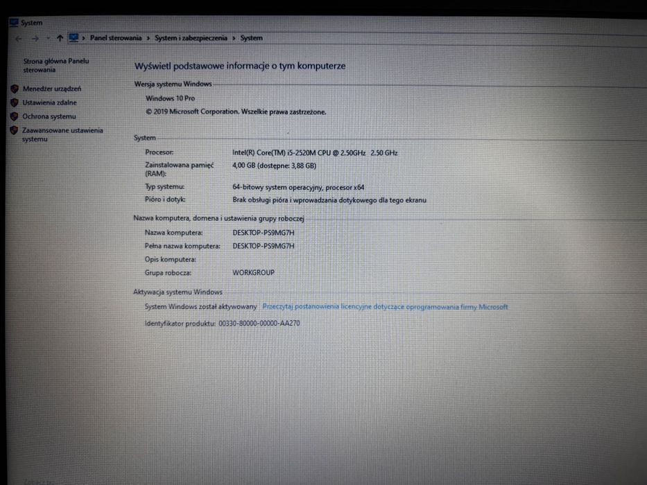 Laptop DELL Latitude E6420 Intel Core i5-2520M CPU 4GB RAM DYSK 1TB
