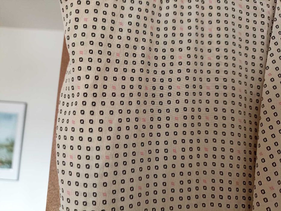Beżowa jedwabna sukienka mini Katia Giannini vintage