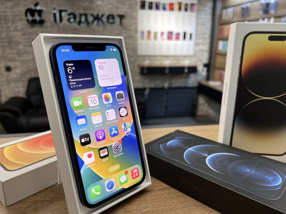 iPhone 12 64GB (Blue) Neverlock. Кредит. Гарантія