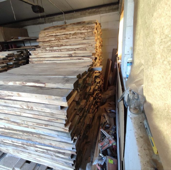 Tarcica dębowa, po suszarni. Deski Dębowe