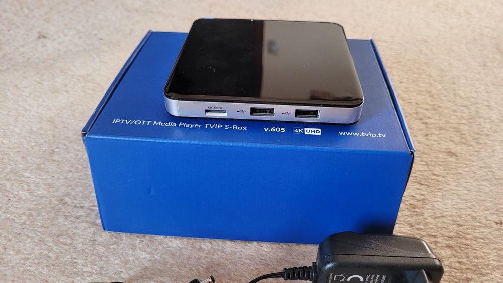 TVIP S-Box v. 605 4K UHD dekoder iptv
