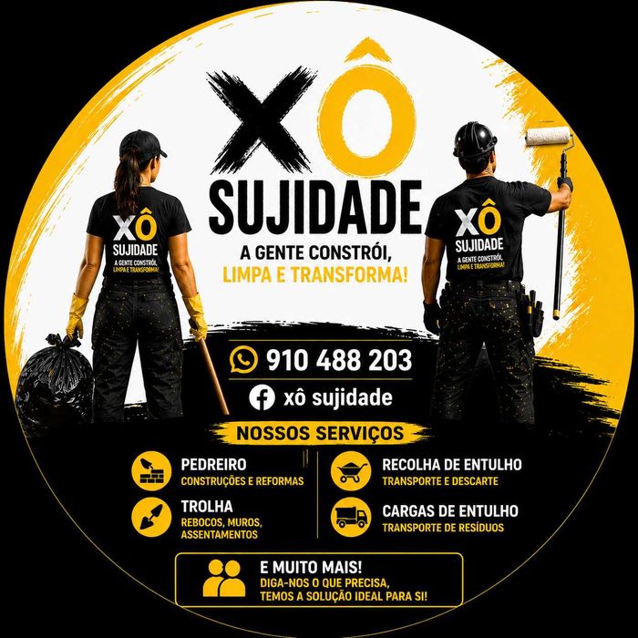 Pedreiro.trolha.recolha de entulho