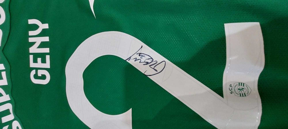 Camisola de Jogo Sporting - Geny Catamo 21 - Autografada e Certificada