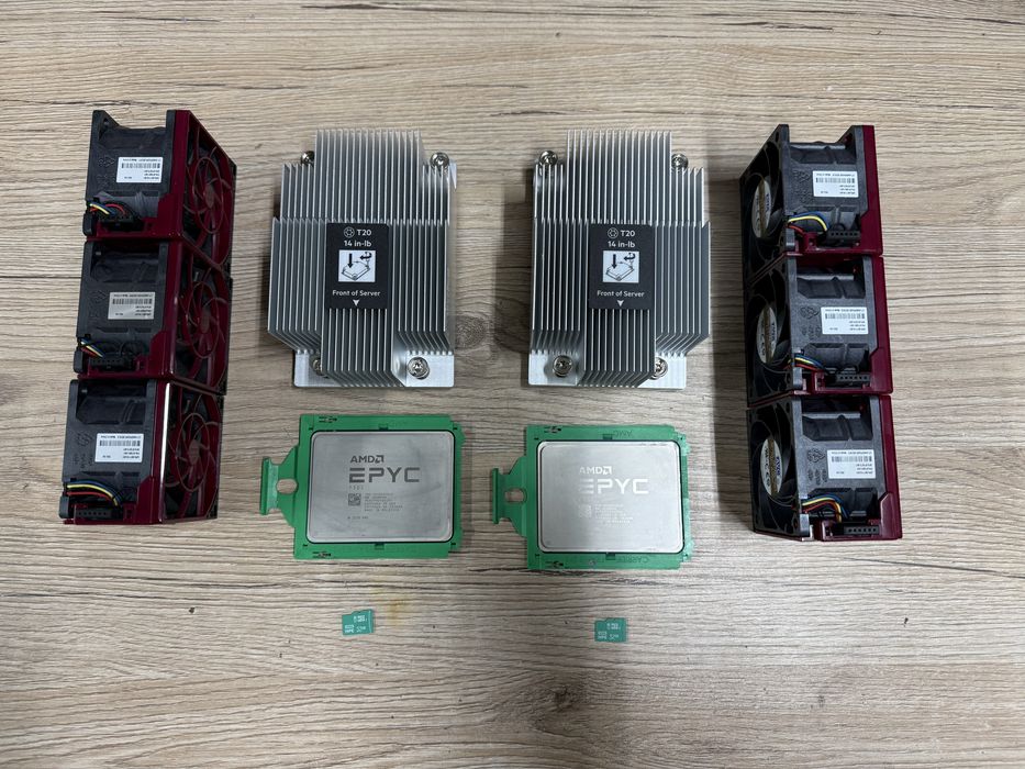 AMD EPYC 7302 + охолодження HPE + 3 вентилятори,HPE Proliant DL385 G10