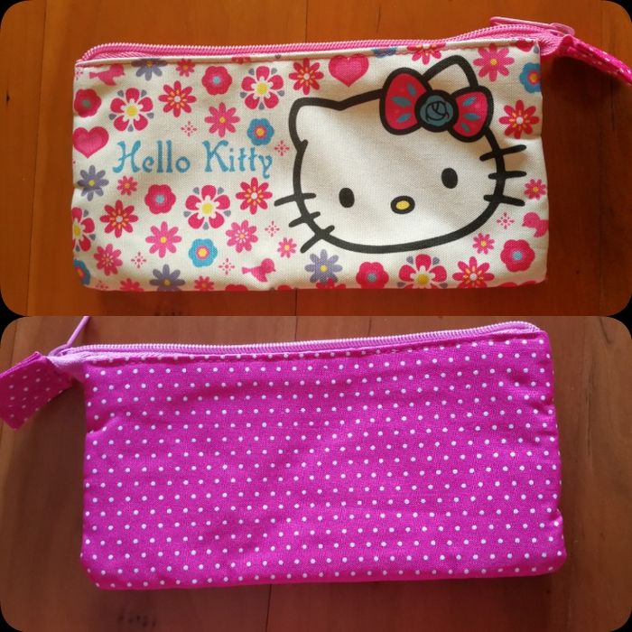 IMPECÁVEL Material papelaria/escolar  Hello Kitty Dossier Capas Estojo