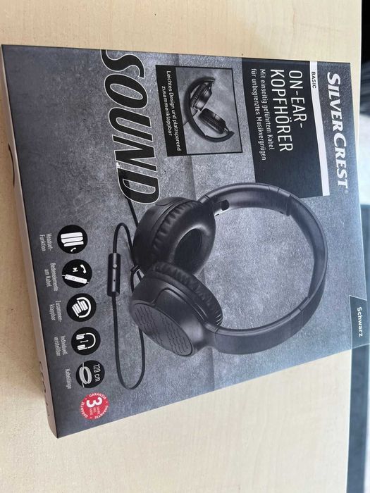 Słuchawki SILVERCREST On-Ear Czarne