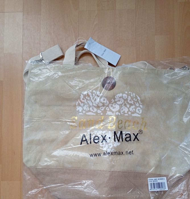 Torba plażowa Alex Max nowa, cena hitowa!