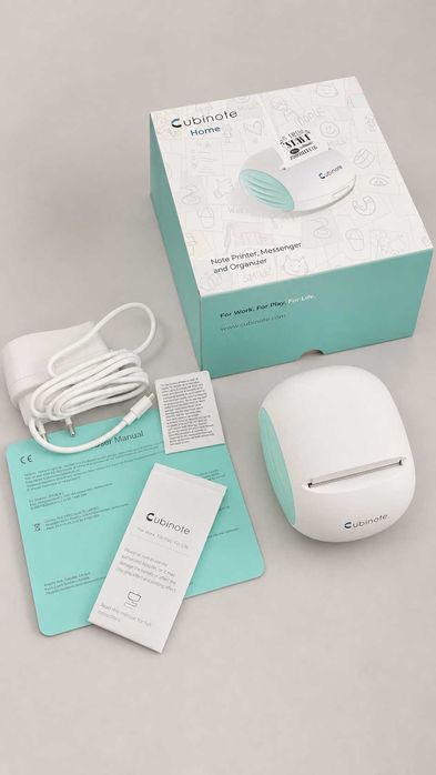 Розумний термопринтер Cubinote Home G2 для нотаток і стікерів, повний комплект