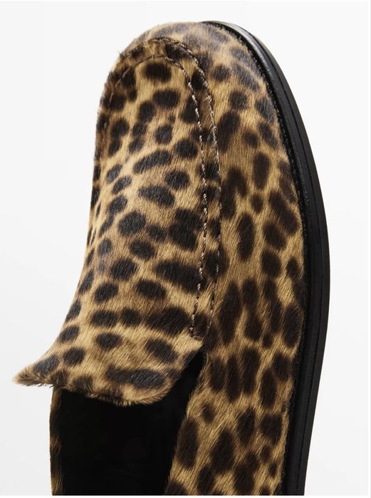 Мокасини лофери лео massimo dutti