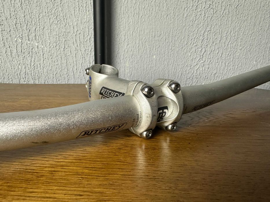 Ritchey mostek + kierownica Srebrny
