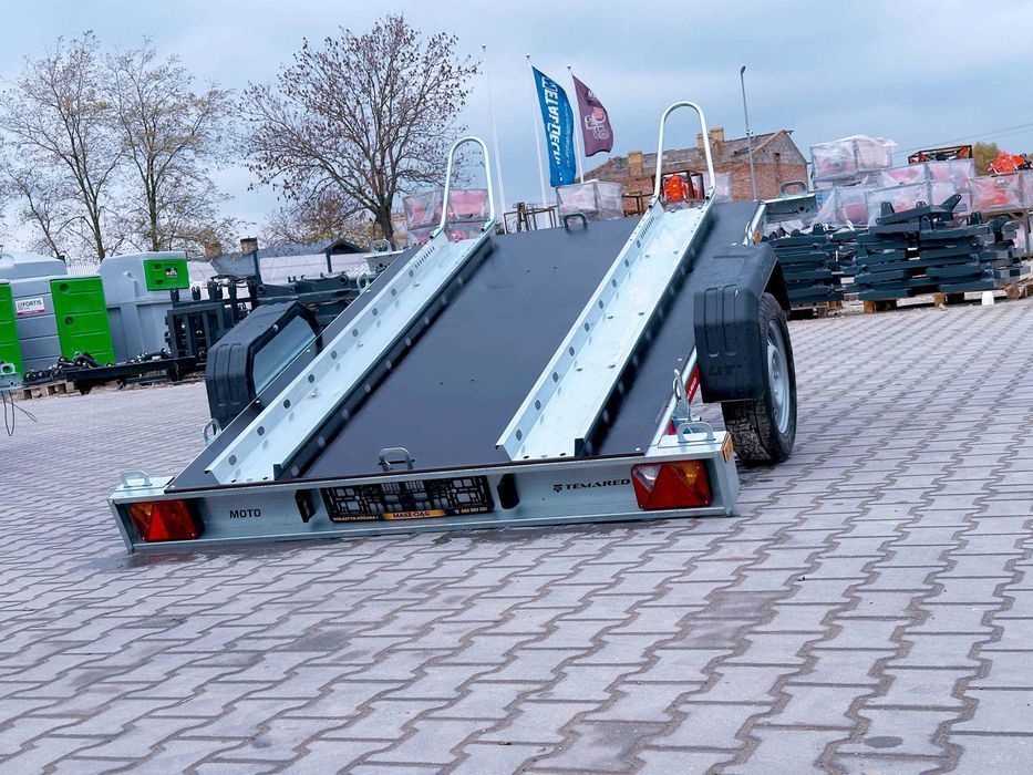 TEMARED MOTO 2 Premium DMC 750 kg na 2 motocykle podłoga sklejkowa