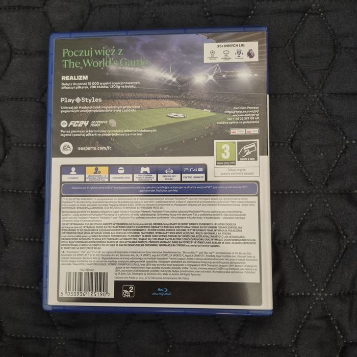Gra FIFA 24 na PlayStation 4