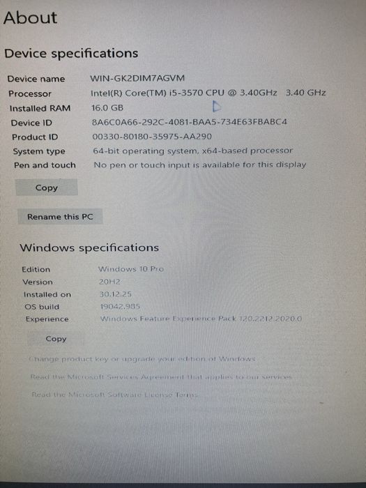 процессор intel i5 3570