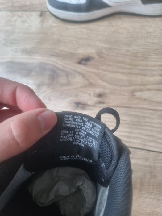 Nike Air Force 1 Low - Black/White - Rozmiar 42 + Oryginalne Pudełko