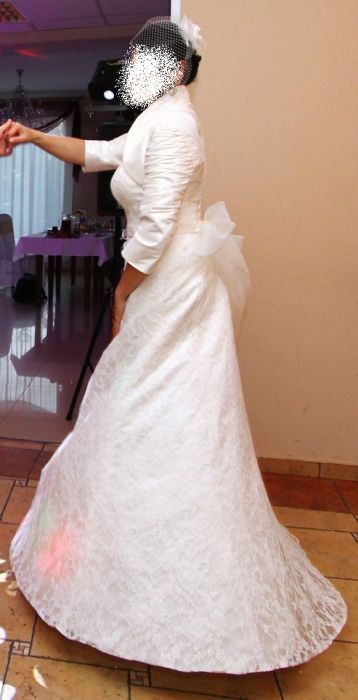 Suknia ślubna Agnes 11275 E b. jasny krem na 180 cm