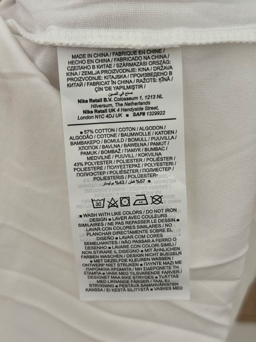 Koszulka Jordan S Dri fit biała Logo tshirt NOWA
