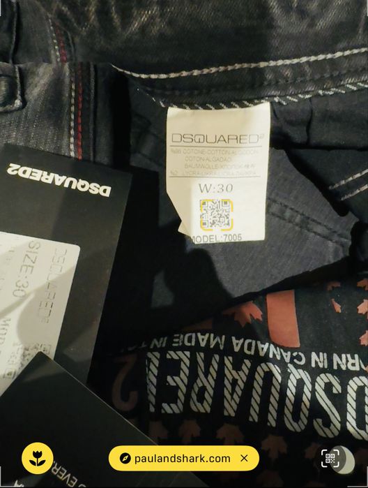 Dsquared2 DS2 spodnie jeansowe męskie