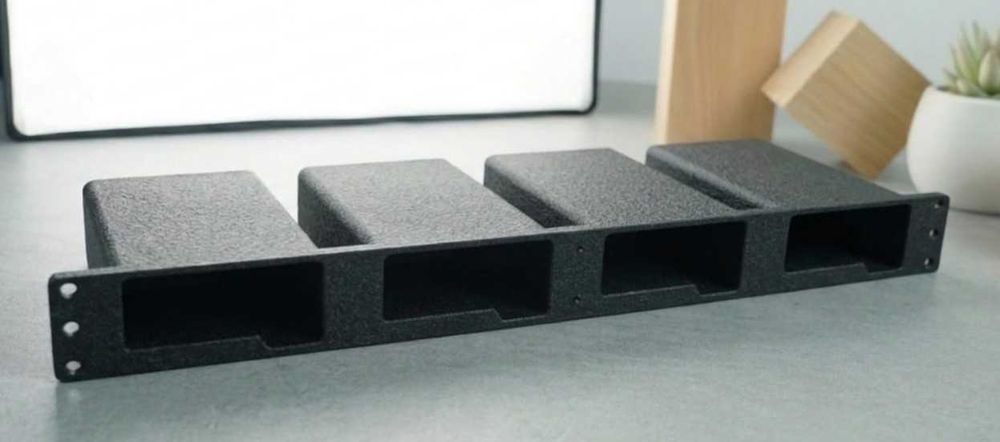 Rackmount 19" na 4x bodypack Shure PSM300 uchwyt półka odbiornik