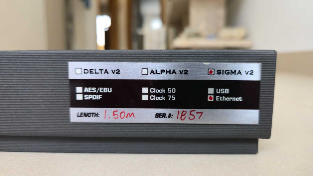 Shunyata Research SIGMA v2 Ethernet cable 1.5m