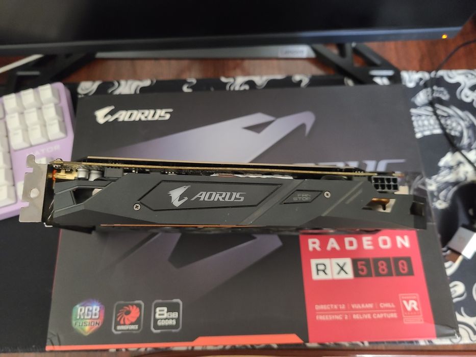 Продам видеокарта  RX 580 8gb Aorus