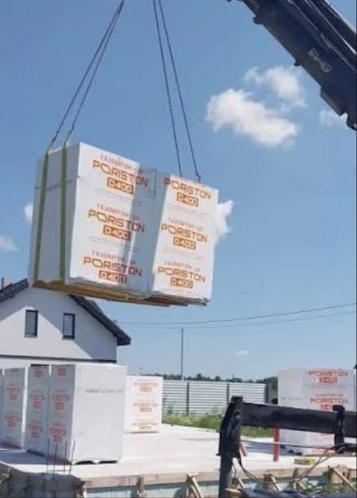 Газоблок PORISTON (Аерок) Доставка по Киівській обл. і Украіні.