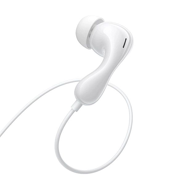 Słuchawki Baseus Encok CZ20 dokanałowe przewodowe USB-C - białe