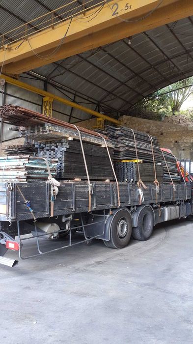 Andaime 700m² Completo com Acessórios - Andaime Europeu R75 Pintado