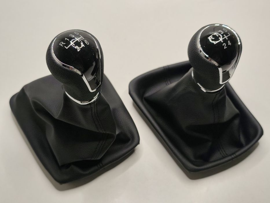 Manete Fole Mudanças Seat Leon MK3 Geração 5F Moca Alavanca Caixa Velocidades Punho 5v 6v Coifa Pele Moldura Novo