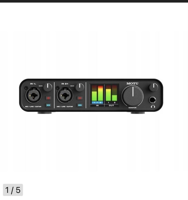 MOTU M2 – interfejs audio USB-C
