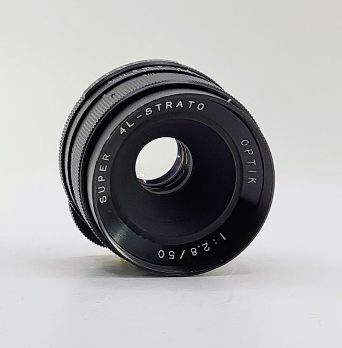 RzadkI Super 4L-Strato 50mm f/2.8 – Vintage Look + futerał