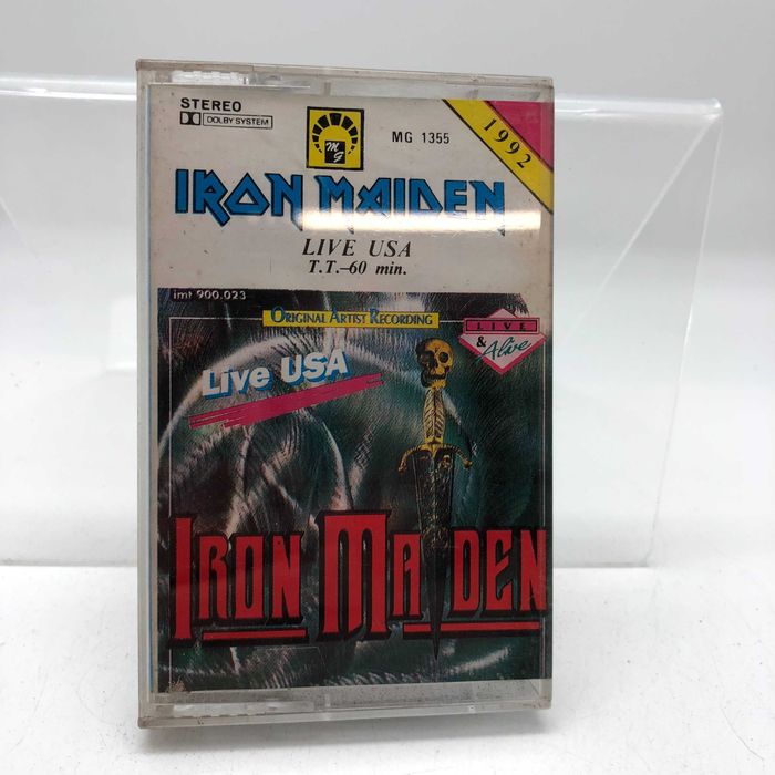 kaseta iron maiden live usa (3919)
