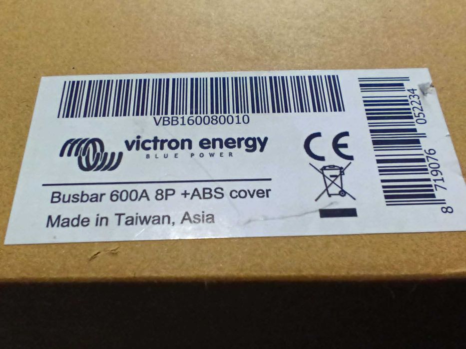 Victron busbar 600A 8P - instalacja kamper, jacht , dom