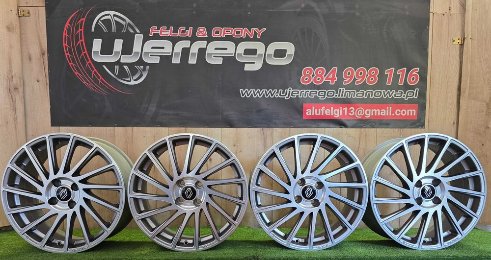 NOWE ALUFELGI RENAULT 17x4x100 - Captur,Clio,Scenic,Twingo,Wind,ZOE