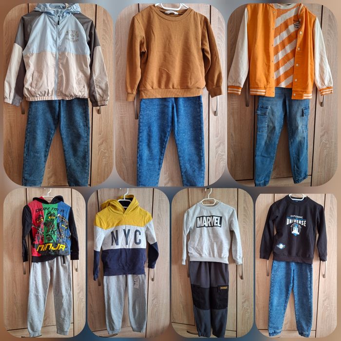 Вітровка, джинси,бомпер,штани,кофта, для хлопчика 6-8років.128,134,140