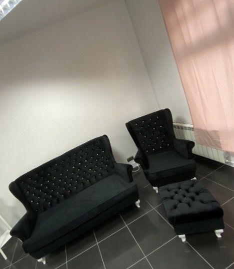 Uszak- sofa, fotel, podnóżek