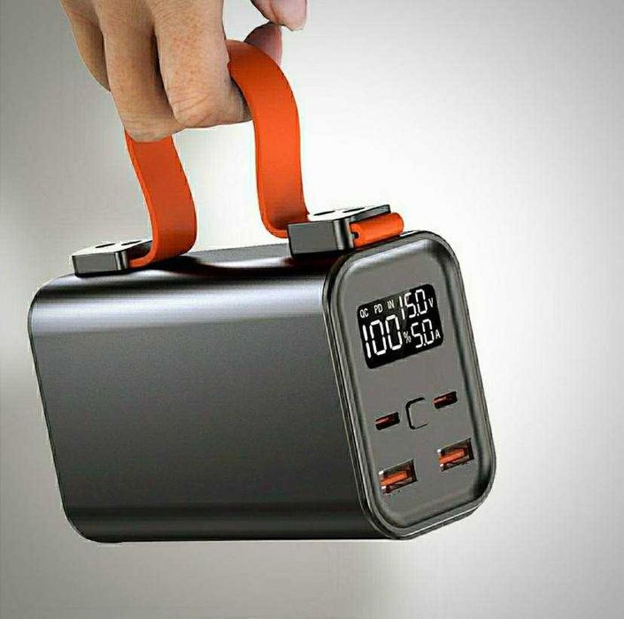 Повербанк 100W 30000 мАч  зарядний пристрій 5A ViaKing LapTop