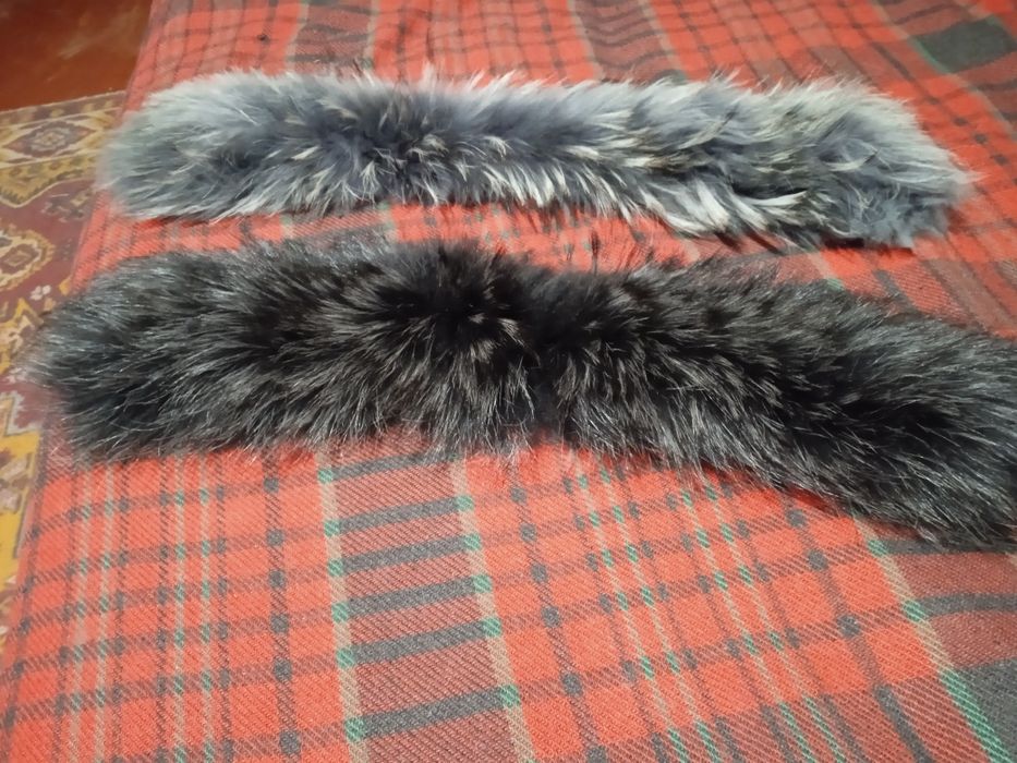 Воротник натуральный мех б.у