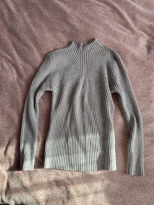 Гольф у рубчик сірий