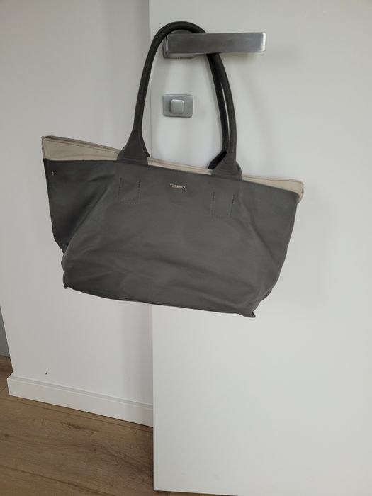Torba na ramie Quiosque shopper szara