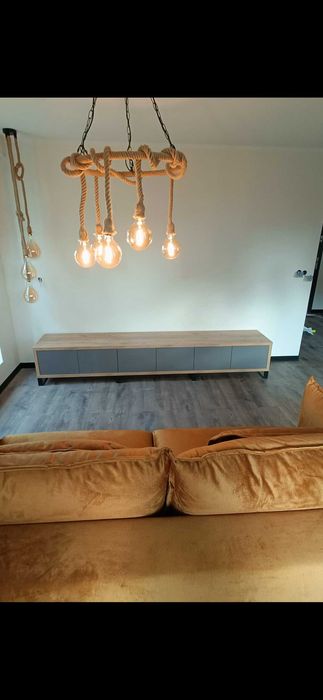 Szfka rtv długa na 280cm głębokości 60 cm