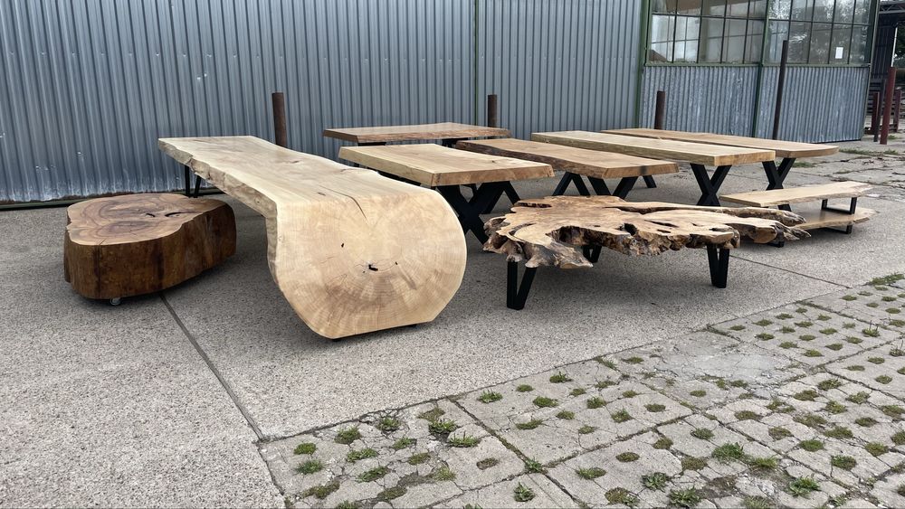 Plaster, monolit blat jesionowy na stól, ławe itp