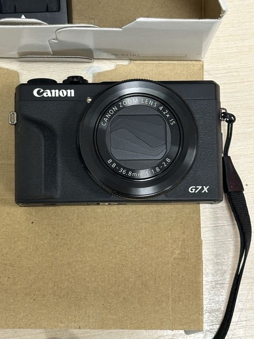 Б/в Фотоапарат Canon PowerShot G7 X Mark III Black (3637C013)