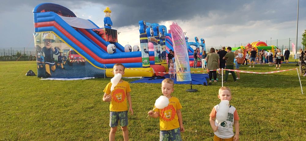 Dmuchańce Zamki Zjeżdżalnie dla dzieci, Wata Popcorn, Holi,Piana Party