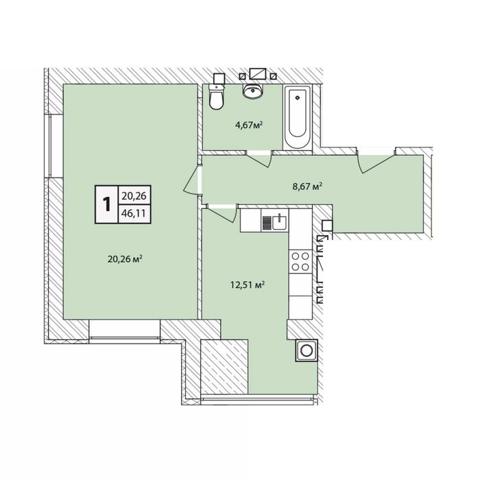 Остання квартира на 7му поверсі!
